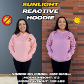 SUNSHIFT™ 2-in-1 Color-Changing Hoodie – UV Sunlight Activated – Unisex Fit – Orange to Purple – Lightweight & Breathable