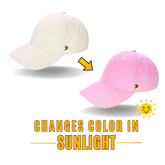 DAYLARK™ SUNSHIFT™ - WHITE TO PINK COLOR CHANGING ADJUSTABLE HAT